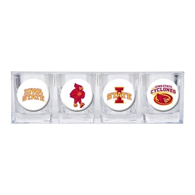 Iowa State 4-piece Shot Glass Set GC3614, MPN: GC3614, 89006986730