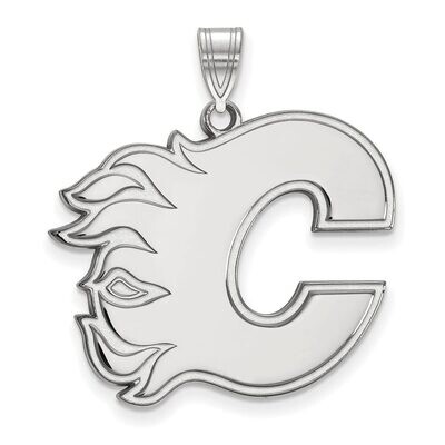 Calgary Flames x-Large Pendant 14k White Gold 4W021FLA, MPN: 4W021FLA, 886774737812