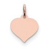 Heart Disc Charm 14k Rose Gold XRM526/18, MPN: XRM526/18, 191101456701