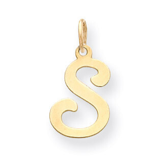 Die Struck Initial S Charm 14k Gold YC248S, MPN: YC248S, 883957971124