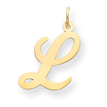 Initial L Charm 14k Gold Large Script  YC662L, MPN: YC662L, 886774137421
