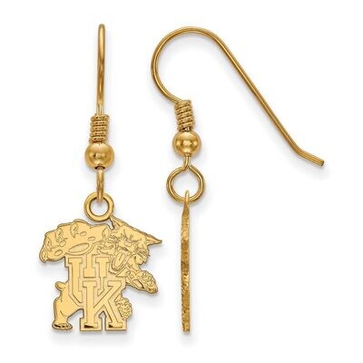 University of Kentucky Small Dangle Earring Wire Gold-plated Silver GP049UK, MPN: GP049UK, 88677494…