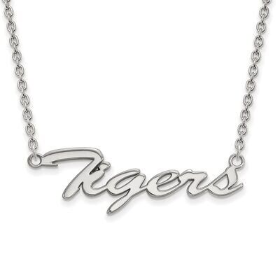Louisiana State University Medium Pendant with Chain Necklace Sterling Silver SS081LSU-18, MPN: SS0…