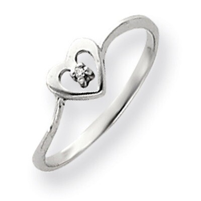 Diamond heart ring 14k White Gold Y4172AA, MPN: Y4172AA, 191101632464