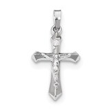 Polished INRI Crucifix Pendant 14k white Gold XR1644, MPN: XR1644, 883957839783