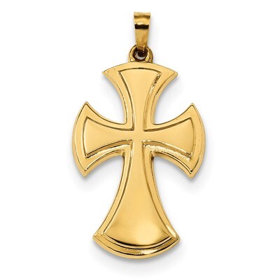 Cross Pendant 14k Gold Polished XR1585, MPN: XR1585, 883957323152