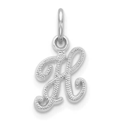 Initial H Charm 10k White Gold 10C763WH, MPN: 10C763WH,