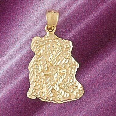 Dazzlers Jewelry Nuggets Pendant Necklace Charm Bracelet in Yellow, White or Rose Gold 5772, MPN: D…