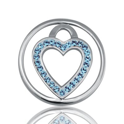 Nikki Lissoni Love Keeper Silver Plated 23mm Coin C1039SS04, MPN: C1039SS04, 8718627461181
