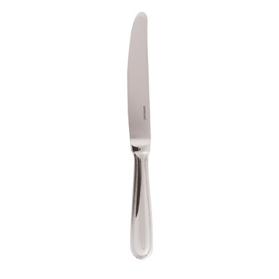 Sambonet perles dessert knife hollow handle 8 1/2 inch - silverplated on 18/10 stainless steel, MPN…