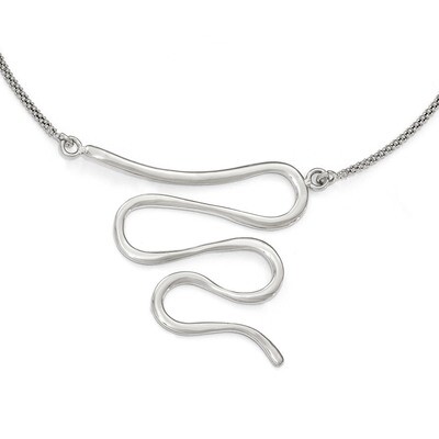 Leslie&#39;s 10.5 inch Extender Necklace 19.5 Inch Sterling Silver Polished HB-QLF539-19.5, MPN: QLF539…