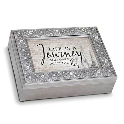 Life Journey Filigree Silver Music Box: WONDERFUL WORLD GM22896, MPN: GM22896, 633303851873