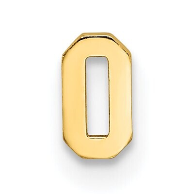 Die Struck Number 0 14k Yellow Gold YG2199, MPN: YG2199,