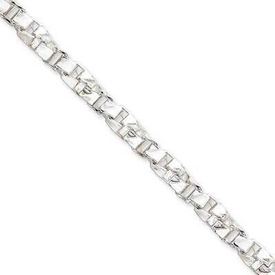 6.1mm Twisted Box Link Chain 20 Inch Sterling Silver QFC135-20, MPN: QFC135-20, 886774639444