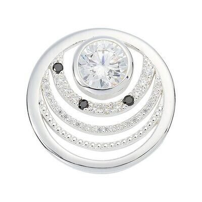 Nikki Lissoni Natural Beauty Coin Silver-plated 23mm C1664SS, MPN: C1664SS, 8719075307441