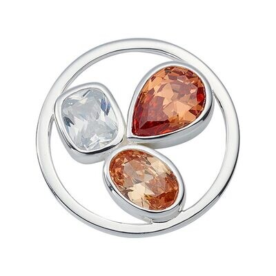 Nikki Lissoni Simplicity Coin Silver-plated 33mm C1673SM, MPN: C1673SM, 8719075307533