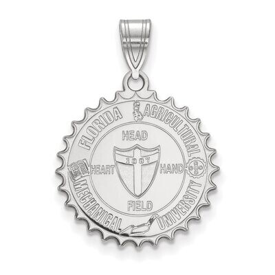 Florida A&amp;M University Large Crest Sterling Silver SS013FAM, MPN: SS013FAM, 886774682747