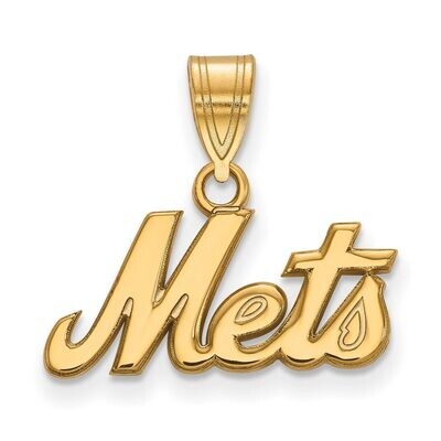 New York Mets Medium Pendant 10k Yellow Gold 1Y015MET, MPN: 1Y015MET, 886774809649