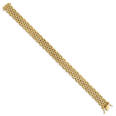 Leslie&#39;s Fancy Bracelet 14k Gold Polished HB-LF1457-7.5, MPN: LF1457-7.5, 191101745713