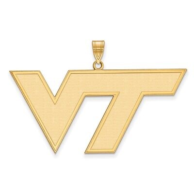 Virginia Tech x-Large Pendant Gold-plated Silver GP005VTE, MPN: GP005VTE, 886774902173