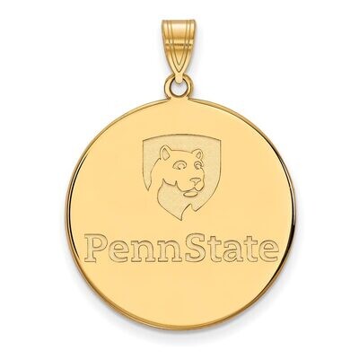 Penn State University x-Large Disc Pendant 10k Yellow Gold 1Y040PSU, MPN: 1Y040PSU, 886774816371