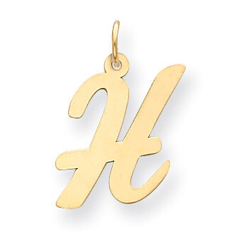Initial H Charm 14k Gold Large Script  YC662H, MPN: YC662H, 886774137384