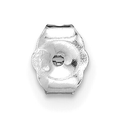 Medium Friction Earring Nut 14k White Gold WG2707, MPN: WG2707,