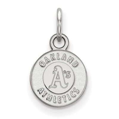 Oakland Athletics x-Small Pendant 14k White Gold 4W001ATH, MPN: 4W001ATH, 886774823454