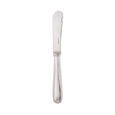 Sambonet perles butter knife hollow handle 7 1/4 inch - silverplated on 18/10 stainless steel, MPN:…