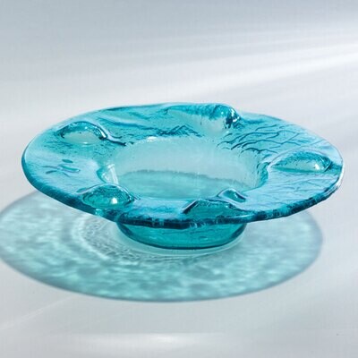 Annieglass Ultramarine Mini Splash Bowl 20 x 16 1/2 x 6 1/2 Inch, MPN: U505, UPC: