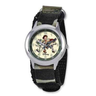 Disney Toy Story Kids Camo Velcro Band Time Teacher Watch XWA3613, MPN: XWA3613, 843231059887