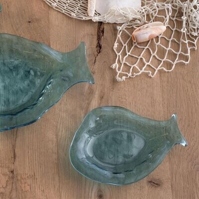 Annieglass Ultramarine 7 x 4 .5 Inch Small Fish U236, MPN: U236, UPC: