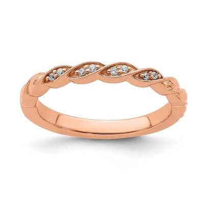 Diamond Ring 14k Rose Gold SK2108, MPN: SK2108, 191101299209