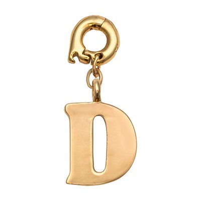 Nikki Lissoni D Charm Gold-Plated D1129GSD, MPN: D1129GSD, 8718819238935