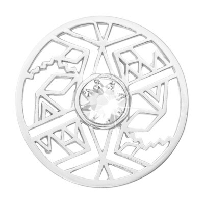 Nikki Lissoni Wild Free Silver-Plated 33mm Coin C1585SM, MPN: C1585SM, 8719075300312