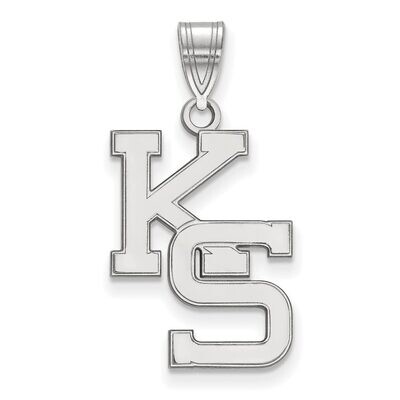 Kansas State University Large Pendant 14k White Gold 4W046KSU, MPN: 4W046KSU, 886774849515