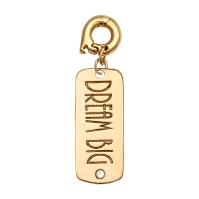 Nikki Lissoni Dream Big Charm Gold-Plated 25mm D1145GL, MPN: D1145GL, 8718819239284