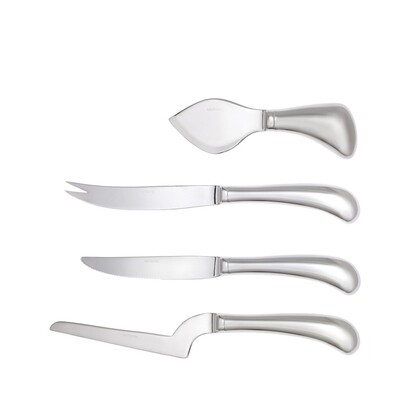 Sambonet party items cheese knife set 4 pieces - 18/10 stainless steel, MPN: 52550C91, 790955933095