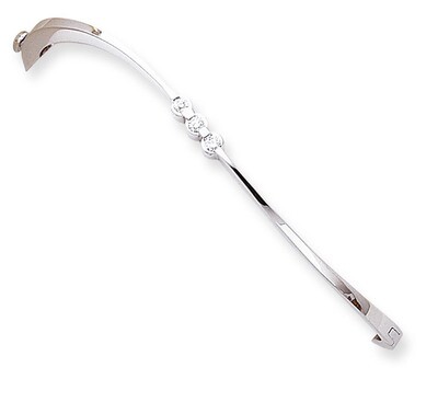 Bangle Bracelet Mounting 14k White Gold XB298, MPN: XB298, 191101008870