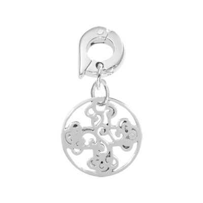Nikki Lissoni Curl Fantasy Charm Silver-Plated 15mm D1092SS, MPN: D1092SS, 8718819232636