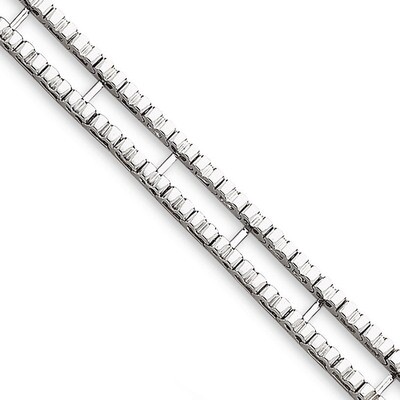 Tennis Jacket Blank 14k White Gold X869/2.5W-6.5, MPN: X869/2.5W-6.5, 191101374517