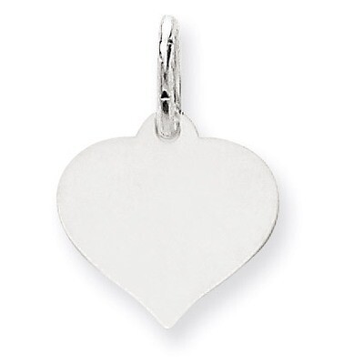 Heart Disc Charm 14k White Gold XWM601/11, MPN: XWM601/11, 883957422886