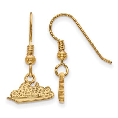 University of Maine Small Dangle Earring Wire Gold-plated Silver GP003UME, MPN: GP003UME, 886774896…