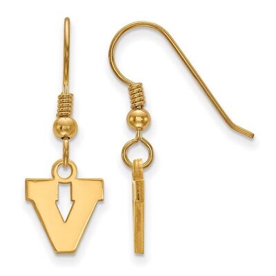 University of Virginia x-Small Dangle Earring Wire Gold-plated Silver GP047UVA, MPN: GP047UVA, 8867…