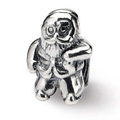 Santa Claus Bead - Sterling Silver QRS295, MPN: QRS295, 883957722368