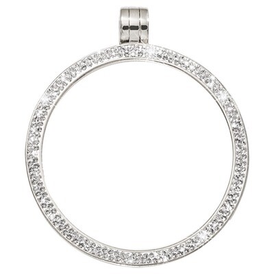 Nikki Lissoni Silver-Plated with Swarovski Stones 45mm Coin Holder PSW01SL, MPN: PSW01SL, 871862746…