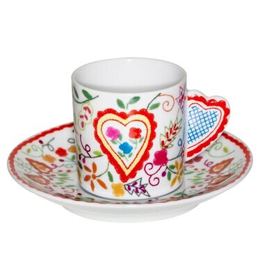 Vista Alegre Vila Verde Coffee Cup and Saucer 21102445, MPN: 21102445, 5601266946344