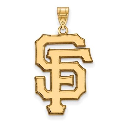 San Francisco Giants x-Large Pendant 10k Yellow Gold 1Y005GIT, MPN: 1Y005GIT, 886774802589