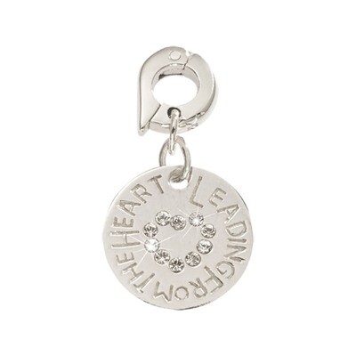 Nikki Lissoni Leading From The Heart Charm Silver-Plated 15mm D1114SS, MPN: D1114SS, 8718819234746