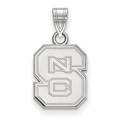 North Carolina State University Small Pendant 10k White Gold 1W002NCS, MPN: 1W002NCS, 886774768496